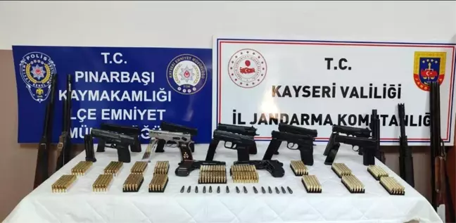 Kayseri'de düğünde silah bulundu