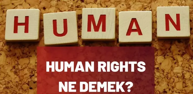 Human Rights ne demek? Human Right Türkçesi nedir?
