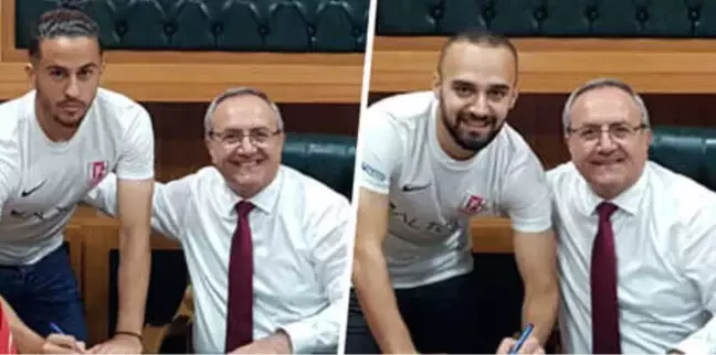 Balıkesirspor'da Doğa ve Muhammed Ali de İmzaladı