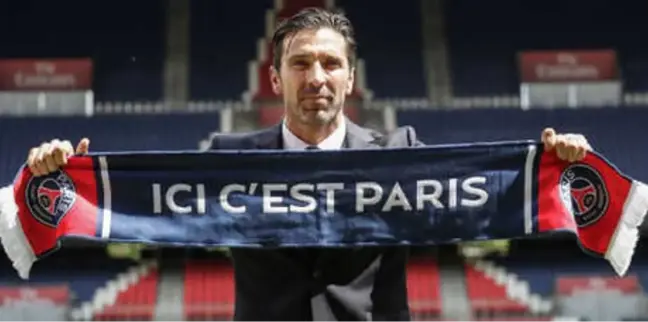 Psg'nin Yeni Kalecisi Buffon Basına Tanıtıldı