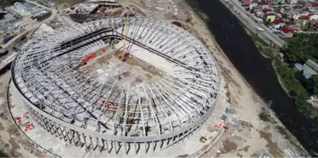 Çotanak Stadı'nın Yüzde 70'i Tamam
