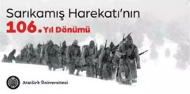 Prof. Dr. Ömer Çomaklı'dan Sarıkamış Şehitlerini Anma Günü mesajı