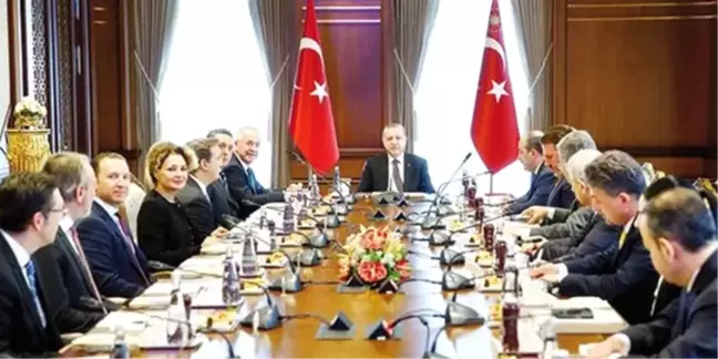 Cumhurbaşkanı Erdoğan'ın Tüsiad Heyetini Kabulü