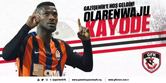 Olarenwaju Kayode Gazişehir Gaziantep'te