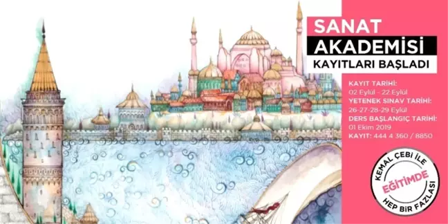 Küçükçekmece sanat akademisi kayıtları başladı
