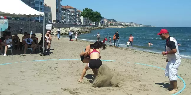 Türkiye Plaj Güreşi Şampiyonası sona erdi