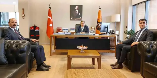 Kaymakam Sevgili ve Başkan Doğru'dan Fidan'a ziyaret