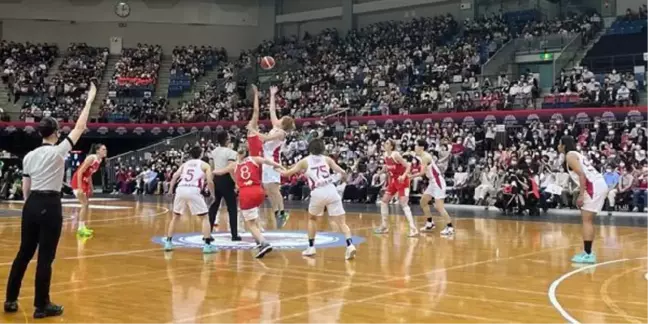 A Milli Kadın Basketbol Takımı, hazırlık maçında Japonya'ya kaybetti