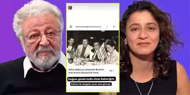 Metin Akpınar'ın yıllar sonra ortaya çıkan kızı Duygu Nebioğlu babasının doğum gününü kutladı