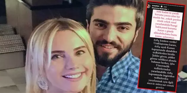 Ece Erken, Eski Eşi Serkan Uçar'ın Uzaklaştırma Kararına Tepki Gösterdi