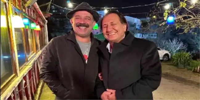 Arka Sokaklar dizisinin eski oyuncusu Şevket Çoruh sete ziyarette bulundu