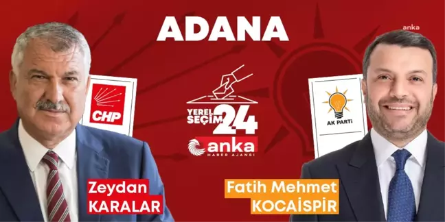 Adana'da yerel seçimlerde CHP adayı Zeydan Karalar önde