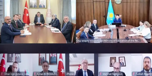 Türkiye ve Kazakistan Eğitim İşbirliği Toplantısı Gerçekleştirildi