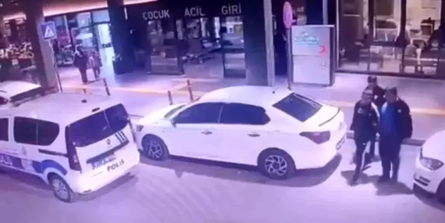 Hırsızlık suçundan aranan şahıs hastane önünde yakalandı