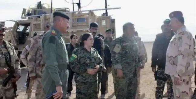 ABD'li, İngiliz ve Fransız Askerler, Ypg ve Aşiret Liderleriyle Toplandı