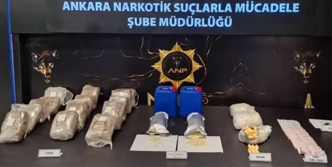 Ankara'da Eş Zamanlı Operasyon: 13 Kilogramdan Fazla Uyuşturucu Ele Geçirildi