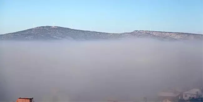 Beyşehir'de Yoğun Sis Etkili Oldu