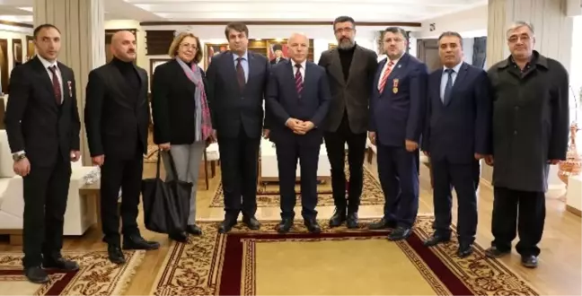 Gazilerden Başkan Sekmen'e Ziyaret