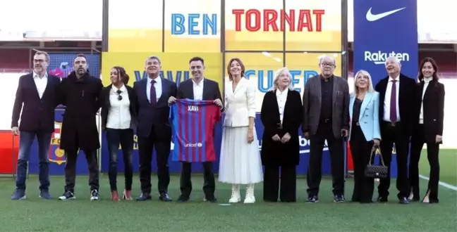 Barcelona'da Xavi dönemi resmen başladı