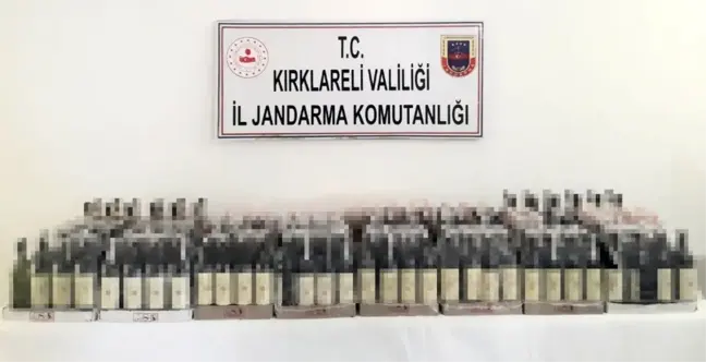 Kırklareli'de kaçak içki operasyonu