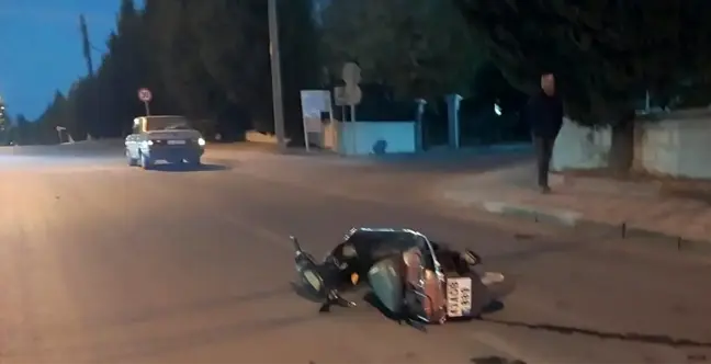 Tavşanlı'da Motosiklet ile Otomobil Çarpıştı: 1 Yaralı