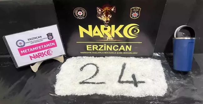 Erzincan'da Uyuşturucu Operasyonu: 441 Gram Metamfetamin Ele Geçirildi