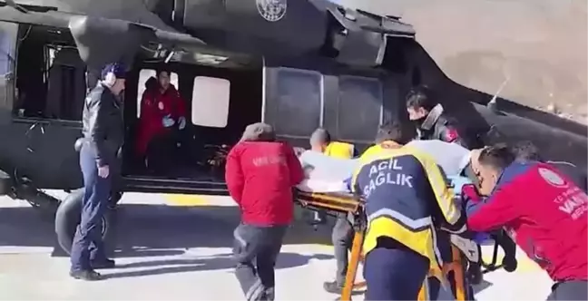 Kalp Krizi Geçiren Hasta Helikopterle Sevk Edildi