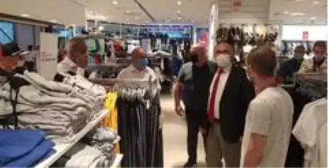Kaymakam Yüce'den korona virüs denetimi