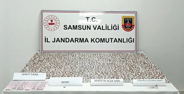 Samsun'da Uyuşturucu Operasyonu: 6 Bin 309 Adet Sentetik Ecza Ele Geçirildi