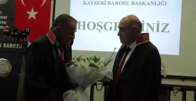 Kayseri Barosu'nda devir teslim töreni