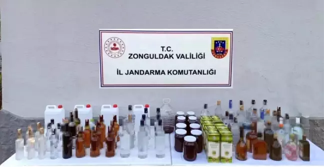 Zonguldak'ta Sahte Alkol Operasyonu: Büyük Miktarda Ele Geçirildi