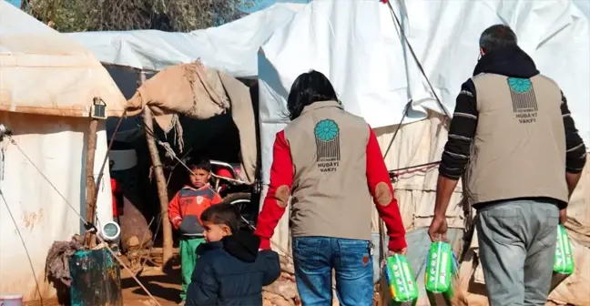 Hüdayi Vakfı'ndan Suriyeli savaş mağdurları için yardım seferberliği