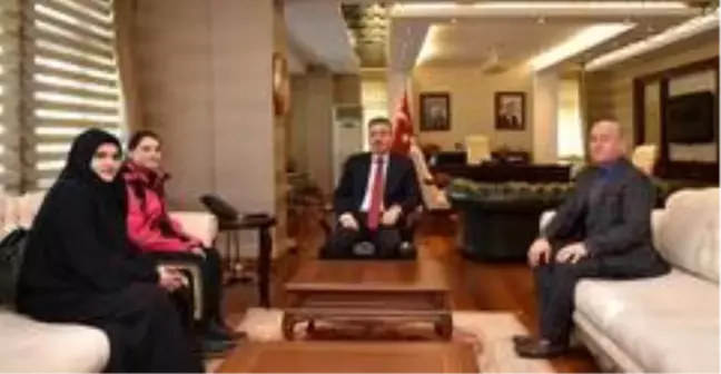 Özel sporcu Reşan Çetrez, Vali Elban'ı ziyaret etti