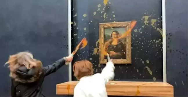 Mona Lisa Tablosuna Protesto