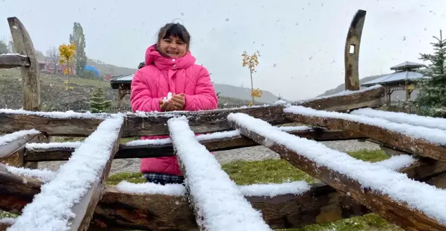 Ardahan'da Mevsimin İlk Kar Yağışı