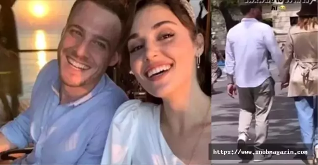Hande Erçel ile Barıştığı Konuşuluyordu! Kerem Bürsin Bakın Kiminle Görüntülendi