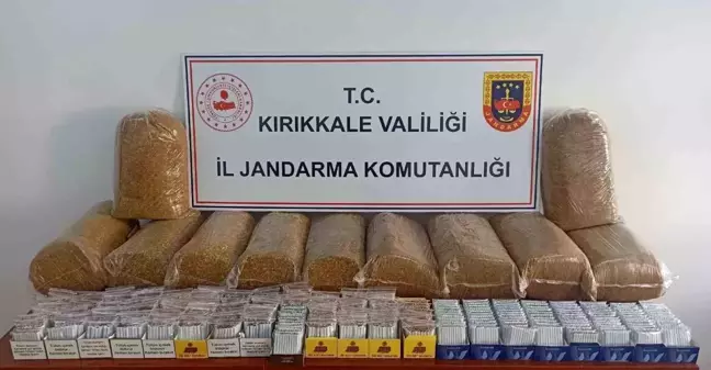Kırıkkale'de Kaçak Tütün Operasyonu: 60 Kilogram Tütün Ele Geçirildi
