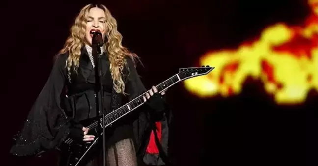 Madonna'nın Londra konserinde kriz çıktı