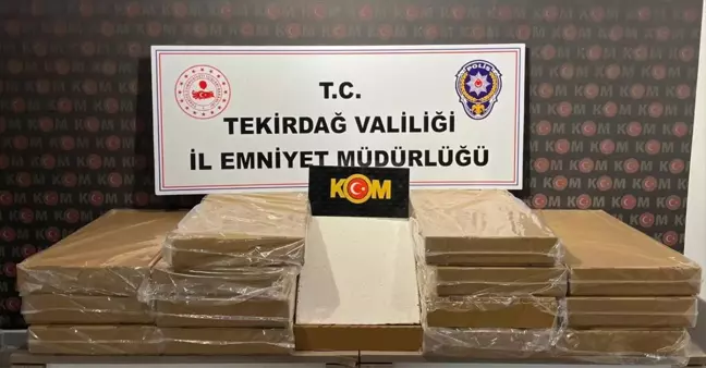 Tekirdağ'da 75 Bin Makaron Ele Geçirildi