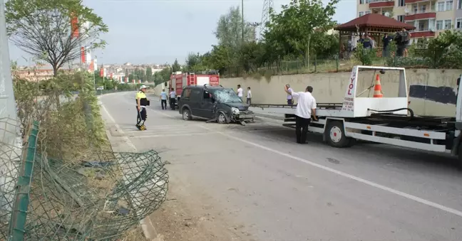 Vezirköprü'de Trafik Kazası: 1 Yaralı