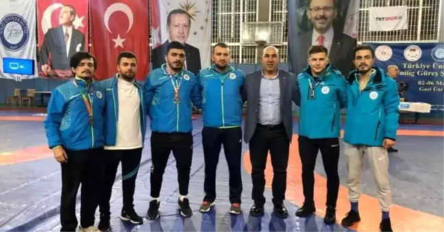 ETÜ'ye güreşte 3 madalya birden