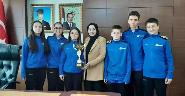 Pınarhisar Kaymakamı başarılı sporcuları kabul etti