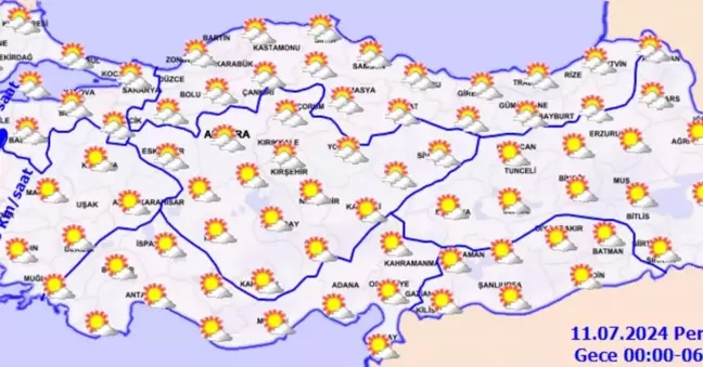 11 TEMMUZ PERŞEMBE HAVA DURUMU | Bugün hava nasıl olacak? Meteoroloji Genel Müdürlüğü hangi iller için yağış uyarısı verdi?