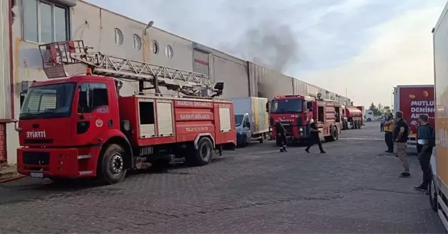 Mardin'deki İmalat Fabrikasında Yangın