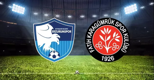 Erzurumspor-Karagümrük maçı kaç kaç bitti? Erzurumspor Karagümrük maçını kim kazandı? GENİŞ MAÇ ÖZETİ