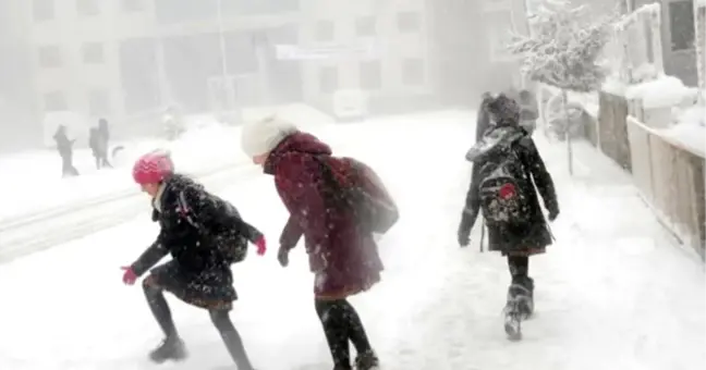Çankırı'da Eğitime Bir Gün Ara Verildi