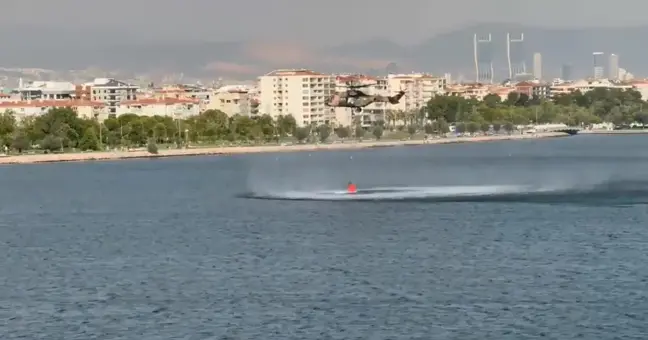 Milli Savunma Bakanlığı, İzmir, Aydın ve Bolu'daki yangın söndürme çalışmalarına 16 helikopter ile müdahale ediyor