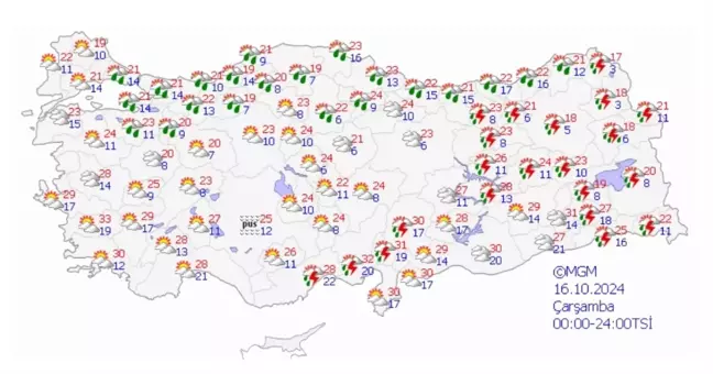 16 Ekim Van hava durumu | Van'da hava nasıl olacak? Van günlük ve 5 günlük hava durumu tahmini!