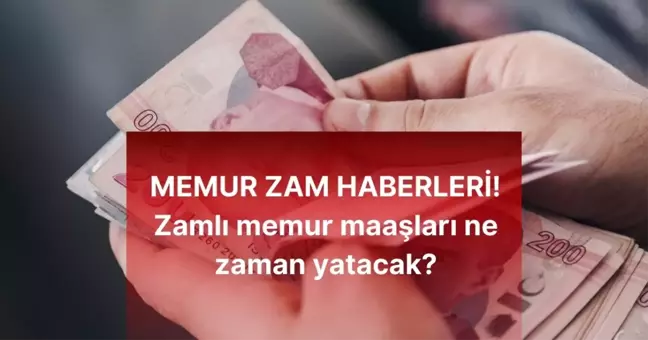 MEMUR ZAM HABERLERİ! Zamlı memur maaşları ne zaman yatacak? Ocak öğretmen, memur, öğretim görevlisi, polis, doktor maaş ödeme tarihleri!