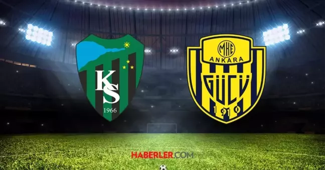 Kocaelispor Ankaragücü maçı CANLI nasıl izlenir? Kocaelispor Ankaragücü maçı HD, kesintisiz, donmadan izleme linki!